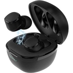 auvisio Earbuds: In-Ear Stereo Headset with Bluetooth 5, Charging Box, Up to 22 Hours Playtime (in Ear Headphones Bluetooth, Earphone, Hands-Free Call)