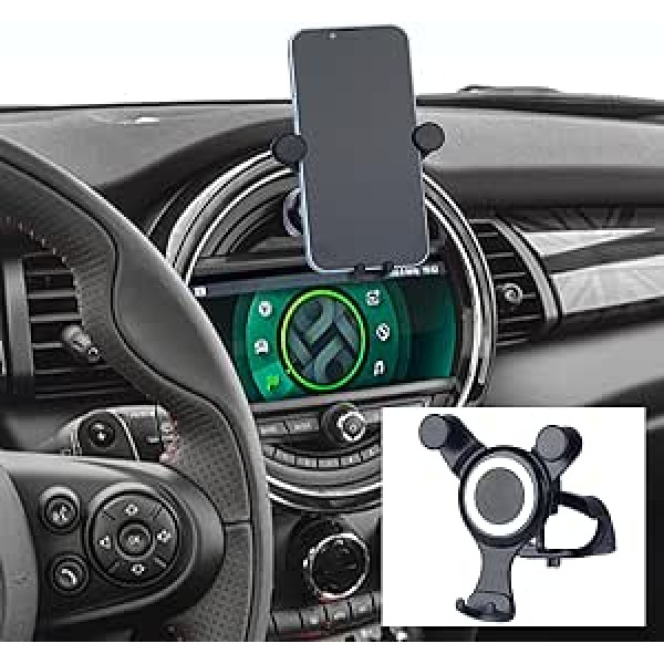 KOYILTD Mobile Phone Holder for Mini Cooper S JCW One F54 F55 F56 F57 F60, Special Navigation Phone Holder for Central Control Screen (Style 1)