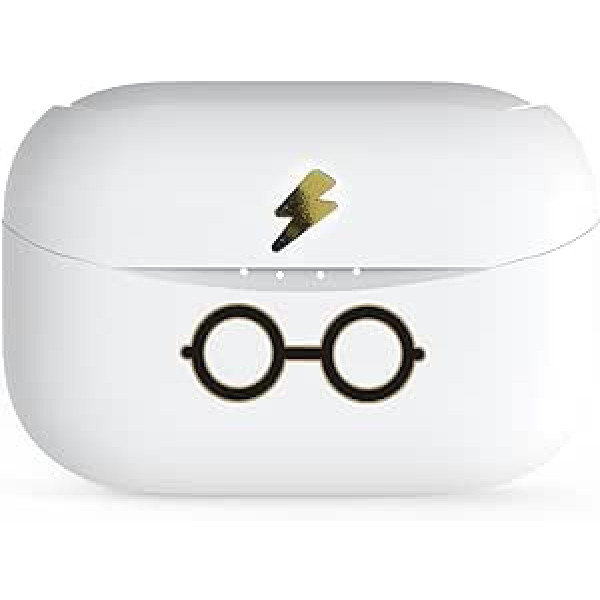 OTL Technologies Wireless Bluetooth Headphones V5.0 for Children Harry Potter Glasses with Charging Box White