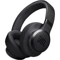 JBL Live 770 NC - Bluetooth Over-Ear Headphones with Adaptive Noise Cancelling - Wireless Earphones Signature Sound and Voice Assistant - Long Music Enjoyment for up to 65 Hours - Black