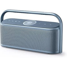 soundcore Motion x600 Bluetooth Speaker, Speaker Boxes Bluetooth with Hi-Res Spatial Audio 50 W Spatial Sound IPX7 Water Protection 12 Hours Playback Pro EQ Carry Handle AUX-IN (Blue)