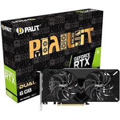 Palit GeForce RTX 2060 Dual Graphics Card - 6GB GDDR6
