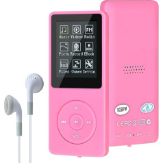 MP3-плеер, MP3/MP4 цифровой музыкальный плеер, Lychee Upgrade 8GB портативный HiFi звуковой музыкальный плеер с музыкой/видео/записью голоса/FM радио/E-Book Rea