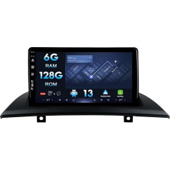 9 дюймов 2 DIN Android Автомобильное радио для BMW X3 E83 2004-2012 Камера заднего хода и микрофон бесплатно 6G + 128G Поддержка рулевого колеса управления WiFi