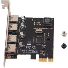 Elprico PCIE USB 3.0 Card, PCIE Expansion Card, 4 порта, 5 Гбит/с, высокоскоростное питание, бесплатная передача, USB3.0 Expansion Card