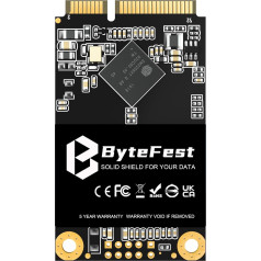 ByteFest SSD Жесткий диск 256 ГБ mSATA Mini SATA III Внутренний SSD для ПК и ноутбуков (30 x 50 мм)