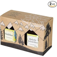 Подарочный набор Allgäuer Delicatessen 2 x 210 г Деликатесный фруктовый спред Привлекательный подарочный набор из крафтового картона