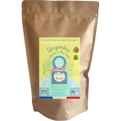 CAPSUL&BIO - Органический холодный чай - имбирь, лимон и зеленый чай - капсулы, совместимые с Nespresso® - органический сертификат Ecocert - 40 биоразлагаем