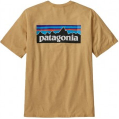 Patagonia krekls P-6 LOGO Responsibili-Tee M XL Beeswax Tan