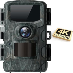 VOOPEAK дикой природы камера 4K 30fps 48MP охота камера ночная камера движения активируется охота камера инфракрасная наружного наблюдения широки