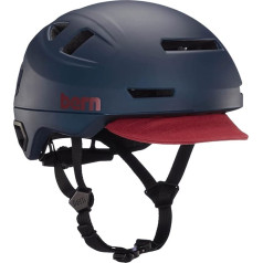 Bern, Hudson Commuter Helmet с MIPS, встроенным светодиодным задним фонарем и совместимостью с U-Lock