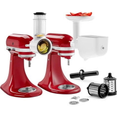 KitchenAid Аксессуары Мясорубка, насадка для овощных или фруктовых пюре и многофункциональная терка - 5KSM2FPPC - Мясорубка и овощерезка для кухонно