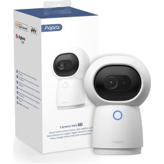 Aqara 2K Security Door Camera Hub G3, AI распознавание лиц и жестов, 360° угол обзора с панорамированием и наклоном, работает с HomeKit Secure Video, Alexa, Google Assistant, IFTTT