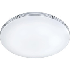 Trio Leuchten LED Bad Deckenleuchte Apart 659411806, Metall chrom, 1x 18 Watt, Weiß