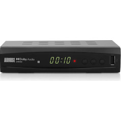 Рекордер Freeview Set Top Box - Август DVB482 - Август Live TV 2 канала одновременно - HDMI Full 1080p HD Receiver UK Program Guide and TimeShift - Мультимедийный плеер