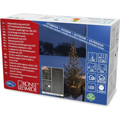 Комплект светодиодных светильников для наружного освещения деревьев, янтарный цвет