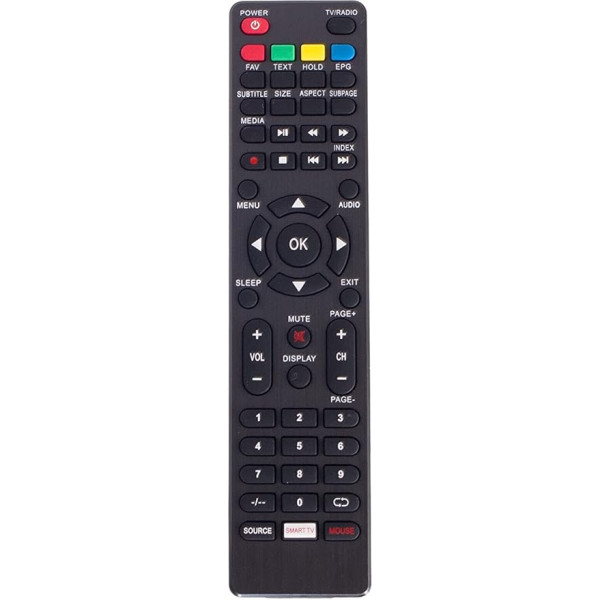 TV-Fernbedienung ZEPHIR ZE20HD, ZE22FHD, ZE24FHD, ZE24FHD-2, ZE32HD, ZE32HD-2, ZE40FHD, ZE42FHD, ZE42FHD-2, ZE49UHD-2A, ZE55FHD, ZVS40UHD, ZVS40FHD, ZVS55UHDS, ZVS55UHD ver.2. ca.