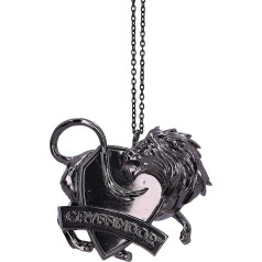 Nemesis Now Harry Potter Gryffindor Crest Christmas Tree Decoration (Silver) 6 см