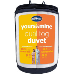 Пододеяльник Silentnight Mine 13.5 Tog King Duvet 200 x 200 см Белый