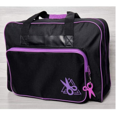 Сумка для швейной машины: черный/фиолетовый