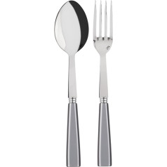 SABRE PARIS - Сервировочные столовые приборы, 2 предмета - Иконка - Большая вилка и сервировочная ложка - Нержавеющая сталь и акрил - Можно мыть в п