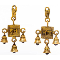 Латунь стены двери духовные религиозные скульптуры индийский антикварный украшения выставочный образец благоприятный символ для дома вх