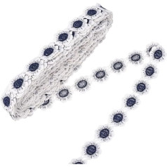 GORGECRAFT цветочные кружева отделка ручной работы вышитые полиэстер швейные принадлежности ремесла аксессуары для оголовья одежды украшения