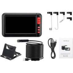 Промышленный эндоскоп 1080P HD Inspektionskamera mit 4 3 Zoll Display und 8 mm Objektiv für detaillierte Bilder