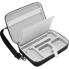 AMAZEAR Чехол для DJI Osmo Action 5 Pro, защита аксессуаров DJI Action 5 Pro, компактный жесткий чехол для переноски, портативный для путешествий, совместим с к