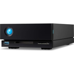 LaCie 1big Dock HDD Внешний жесткий диск 410 ТБ Thunderbolt 3 USB Card Reader PC & Mac Включает 5-летнюю службу спасения Модель №: STHS4000800