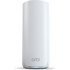 NETGEAR Orbi 770 Series Tri-Band WiFi 7 Mesh Дополнительный спутник (RBE770) Совместим с Orbi RBE772 и RBE773 Обеспечивает дополнительную зону покрытия до 180 м² 2,5 Гб Интер