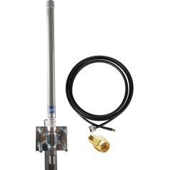 Gainfi 868MHz LoRa антенна Helium Miner Meshtastic Antenna for LORA32 ESP32 Modules, 4.5dbi LoRaWAN Omni-Directional Antenna with SMA RG58 Cable, RP-SMA Adapter