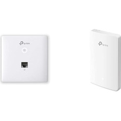 TP-Link EAP230-Wall AC1200 WLAN Gigabit Access Point, White & EAP235-Wall AC1200 WLAN Gigabit Access Point для настенного монтажа (скорость WLAN до 1167 Мбит/с, Omada SDN, 4 x Gigabit LAN Ports) White
