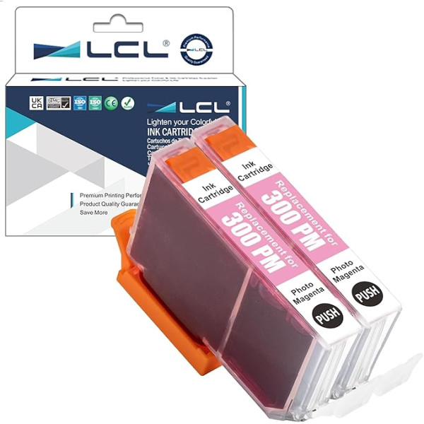 Совместимый картридж LCL PFI-300 PFI-300PM пигментный (2 шт. фото пурпурный) Совместим с Canon imagePROGRAF PRO-300
