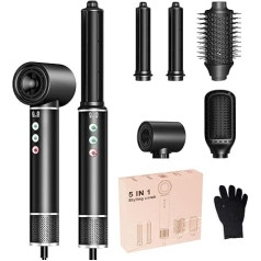 Airstyler Hairstyler 5 в 1, стайлер для волос с феном 110 000 об/мин, фен-щетка с воздушным потоком 20 м/с, набор стайлеров для волос 320 миллионов, утюжок для 