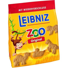Leibniz Zoo Original 125 г - Мини-печенье с маслом и забавными животными мотивами - для детей - печенье для игр - детское печенье для маленьких голодных