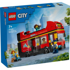 City bricks 60407 красный двухэтажный автобус