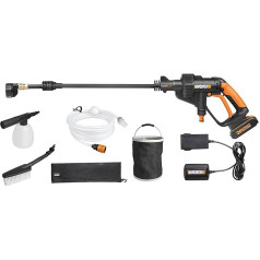 WORX WG629E.1 18V 20V Max Беспроводной портативный очиститель высокого давления Hydroshot с аккумулятором 2,0AH