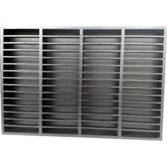 MC RACK для 60 картриджей в собранном виде из массива дерева (сосна) черный