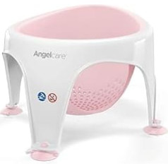 Angelcare Эргономичное кольцо для большой ванны или душа, светло-розовое, приятно мягкое сиденье