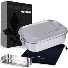 Lilienwerk® - Новинка - Ланч-бокс из нержавеющей стали с бесплатным разделителем и сумкой - Ланч-бокс премиум-класса для детей и взрослых - Стильн