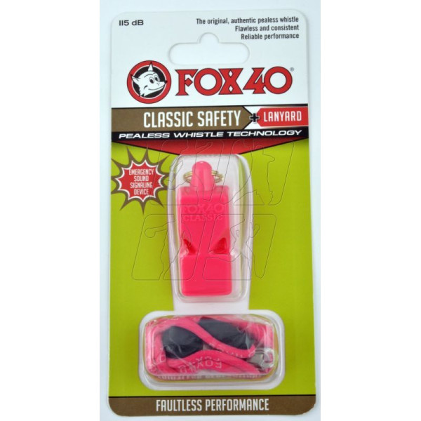 Классический свисток + шнур 9903-0408 розовый / N/A