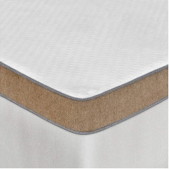 BedStory Топпер 160 x 200 см, 7,6 см Гелевая пена Memory Topper, Матрас Топпер Жесткость H2+H3 2-в-1 Холодная Пена, Ортопедический Матрас Топпер для Матрасов, Кр