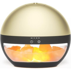 SALUBRITO Аромадиффузор солевая лампа, гималайская соль диффузор для эфирных масел, ультразвуковой ароматерапевтический диффузор для аромати