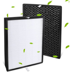 Rebirthcare FY1413 & FY1410 Набор фильтров для Philips 1000 1000i 2000 Series AC1214 AC1215 AC1217 AC2729 Air Purifier Filter, Replaces FY1413/30 Activated Carbon Filter & Fy1410/30 HEPA filter filter