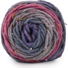 Caron 296623-23009 Scattered Cake, акрил, фиолетовый бархат, 227 г, 227 г