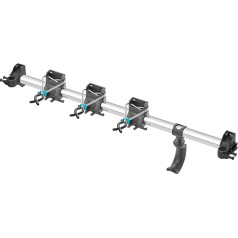 Держатель для устройств Gardena Plus: настенное крепление для домашних и садовых инструментов, ширина 78 см, максимальный вес 60 кг, экономия места