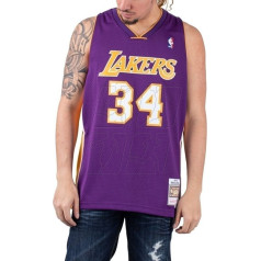 Mitchell & Ness Футболка Лос-Анджелес Лейкерс NBA Swingman Jersey Lakers 99-00 Shaquille O`Neal SMJYGS18447-LALPURP99SON / S
