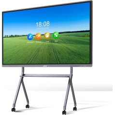 JAV Smart Board 55 дюймов Интерактивная доска 4K Сенсорный экран Цифровая презентация Электронная умная доска для классной комнаты, домашнего офис