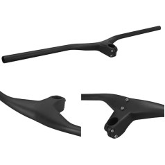 RXL SL Riser Handlebar Carbon 1-1/8 Inch Integrated Handlebar Downhill Handlebar Carbon MTB Handlebar UD Matt 700 x 80 mm